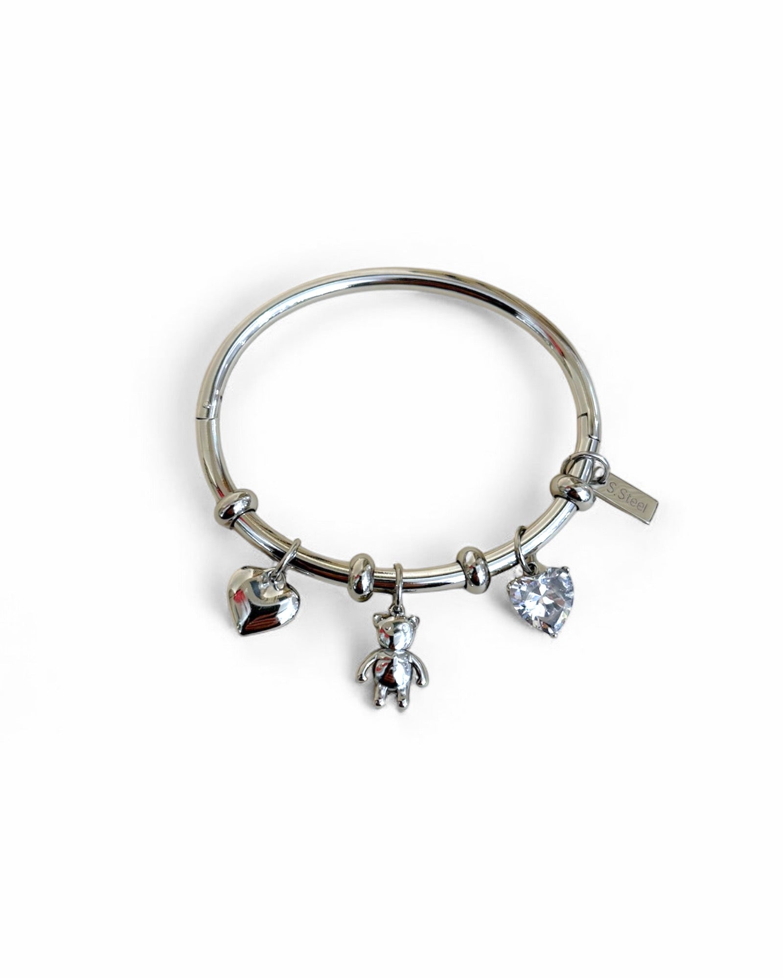 Bracciale Teddy multicharm rigido